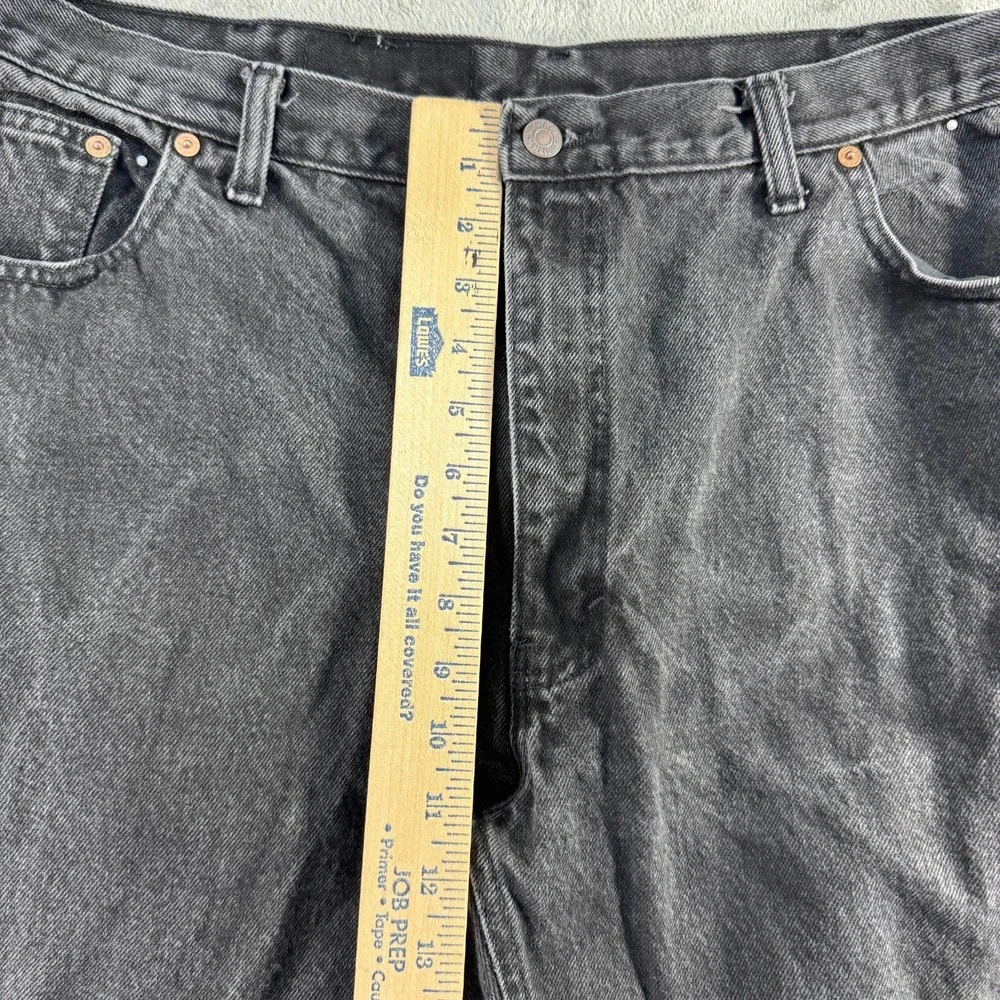 Vintage Premium Blue Label Jeans Mens 40x30 Black Relaxed Tapered Made in USA